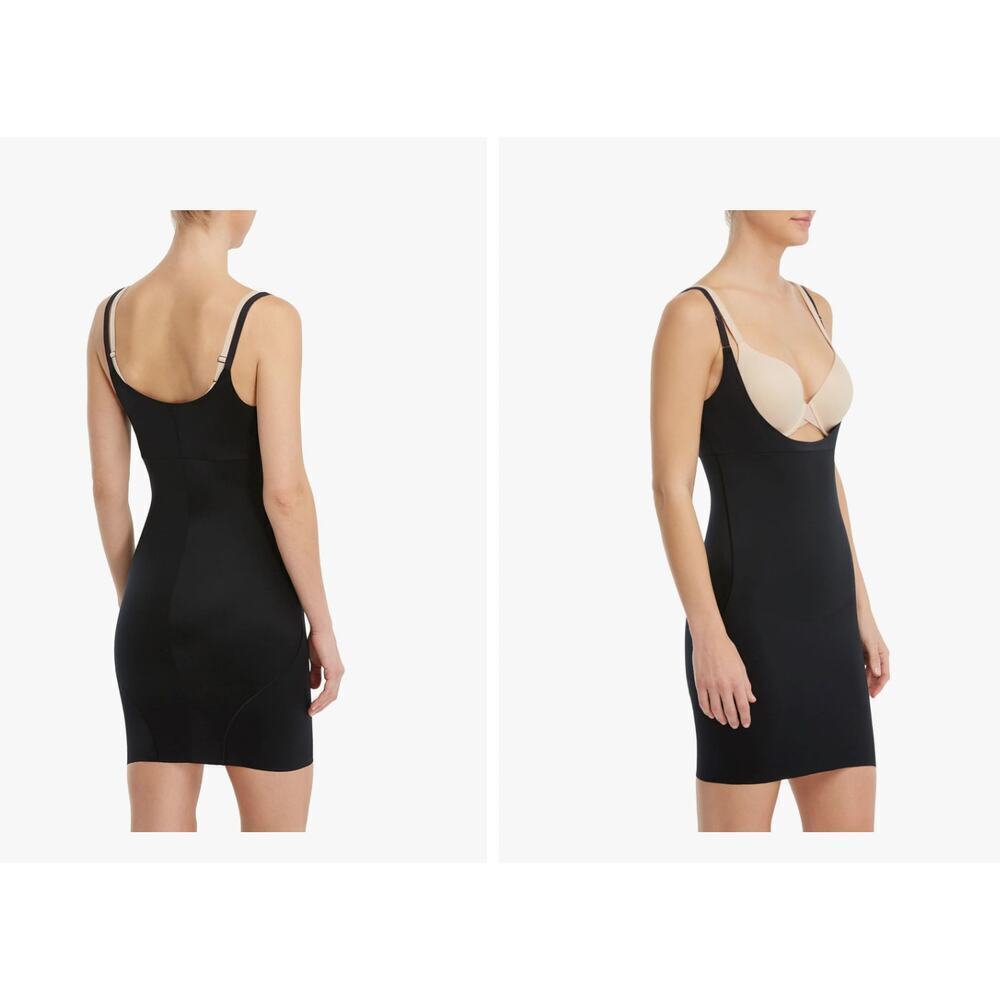 Spanx SmartGrip Open Bust Full Slip – Sculptant Tummy Control, Antidérapant, Respirant, Pour Toutes Tailles De Buste (Normal & Grande)